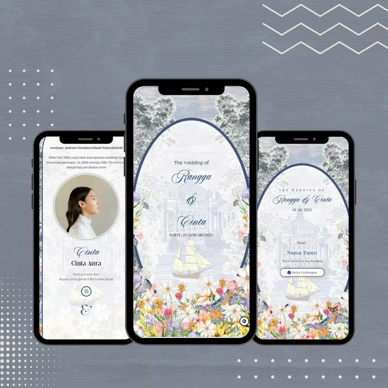 Motion Art Castle Blue